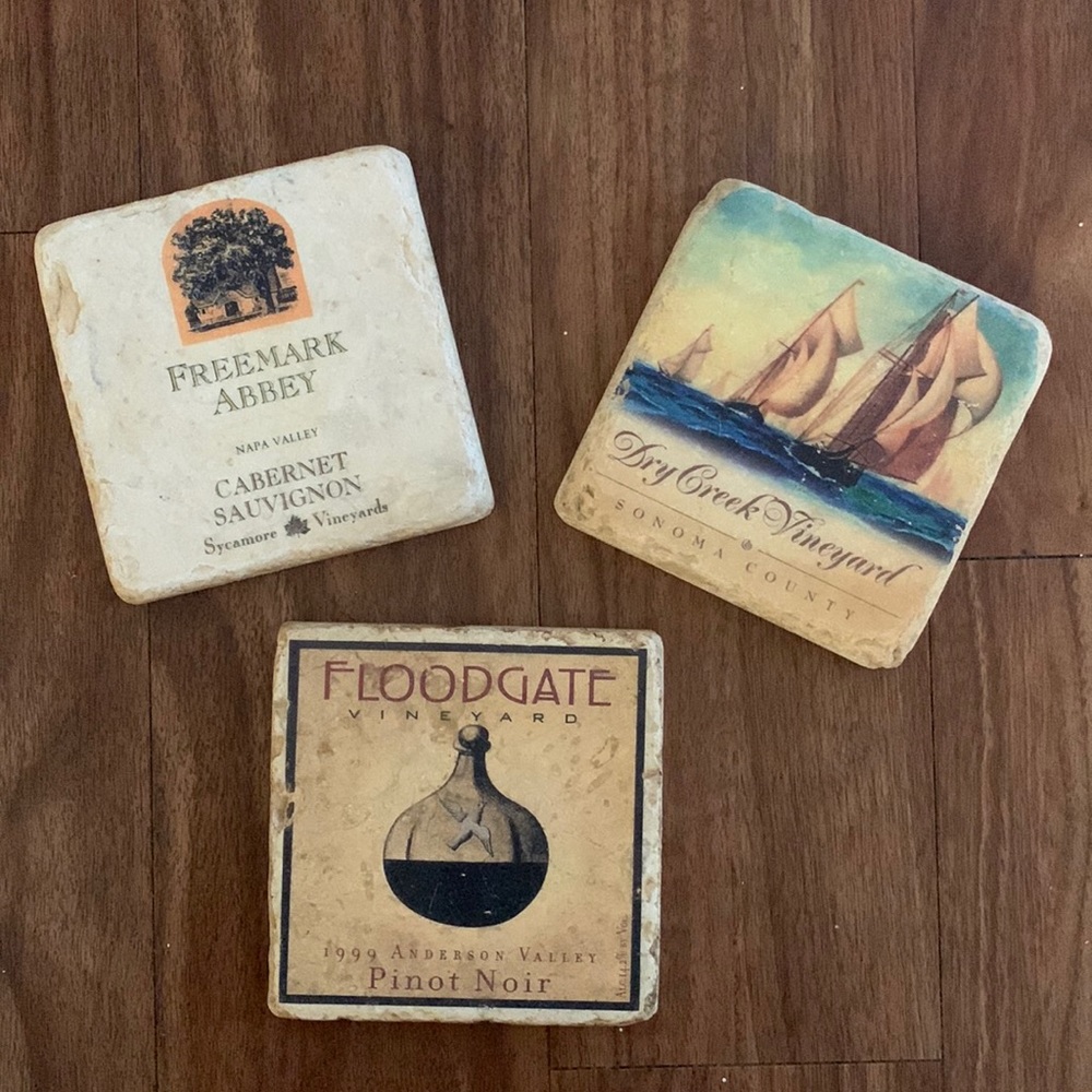 Art & Stone Tumbled Marble Coasters